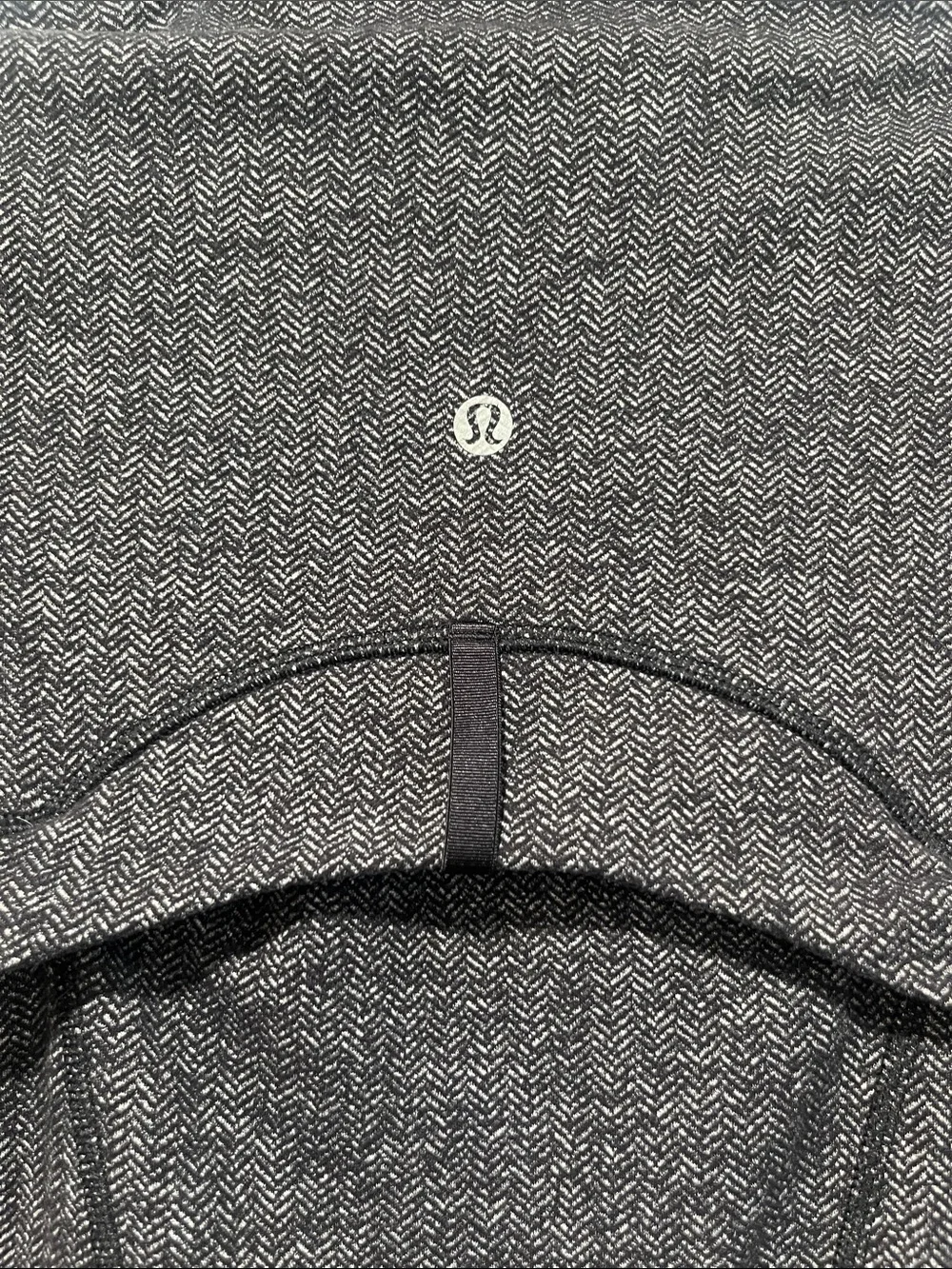 lululemon athletica Gray Herringbone Full-Zip Bomber Jacket